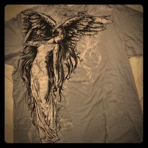 Affliction Gray T-Shirt 3XL